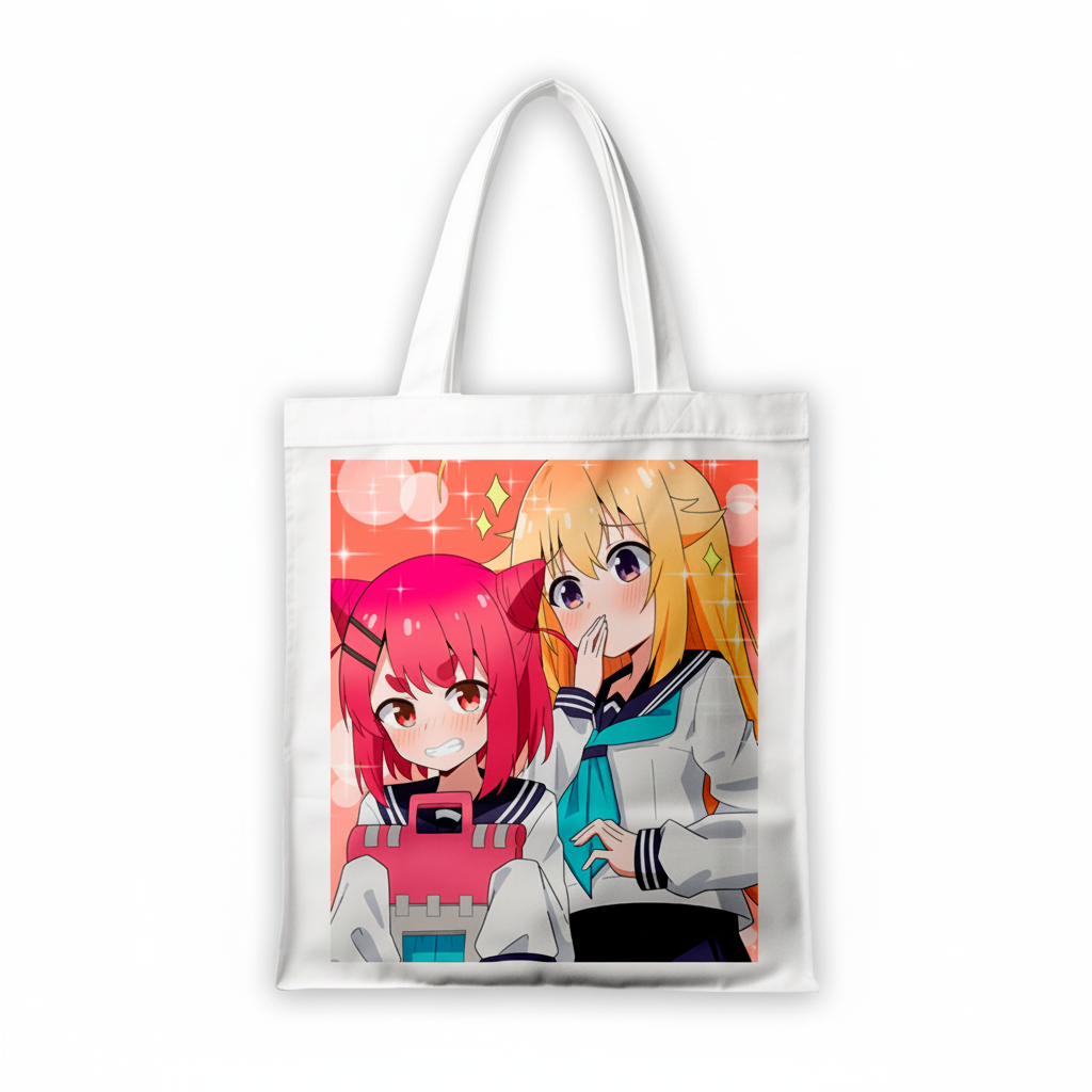 Сумка-шопер Shikanoko Nokonoko Koshitantan з льону Білий (6727)