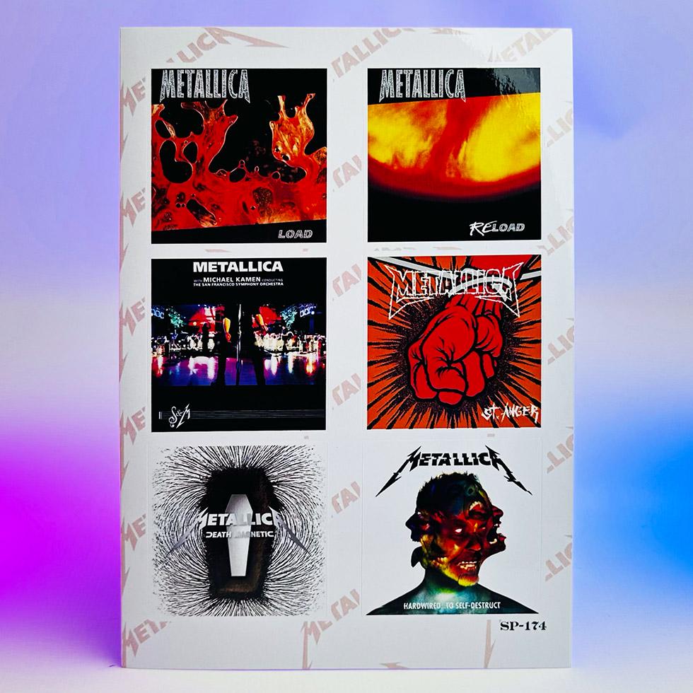 Стикер-пак Metallica Album Covers SP-174 (00000000731)