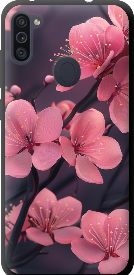 Чехол на Samsung Galaxy A11 A115F Пурпурная сакура (6075b-2012-42517)