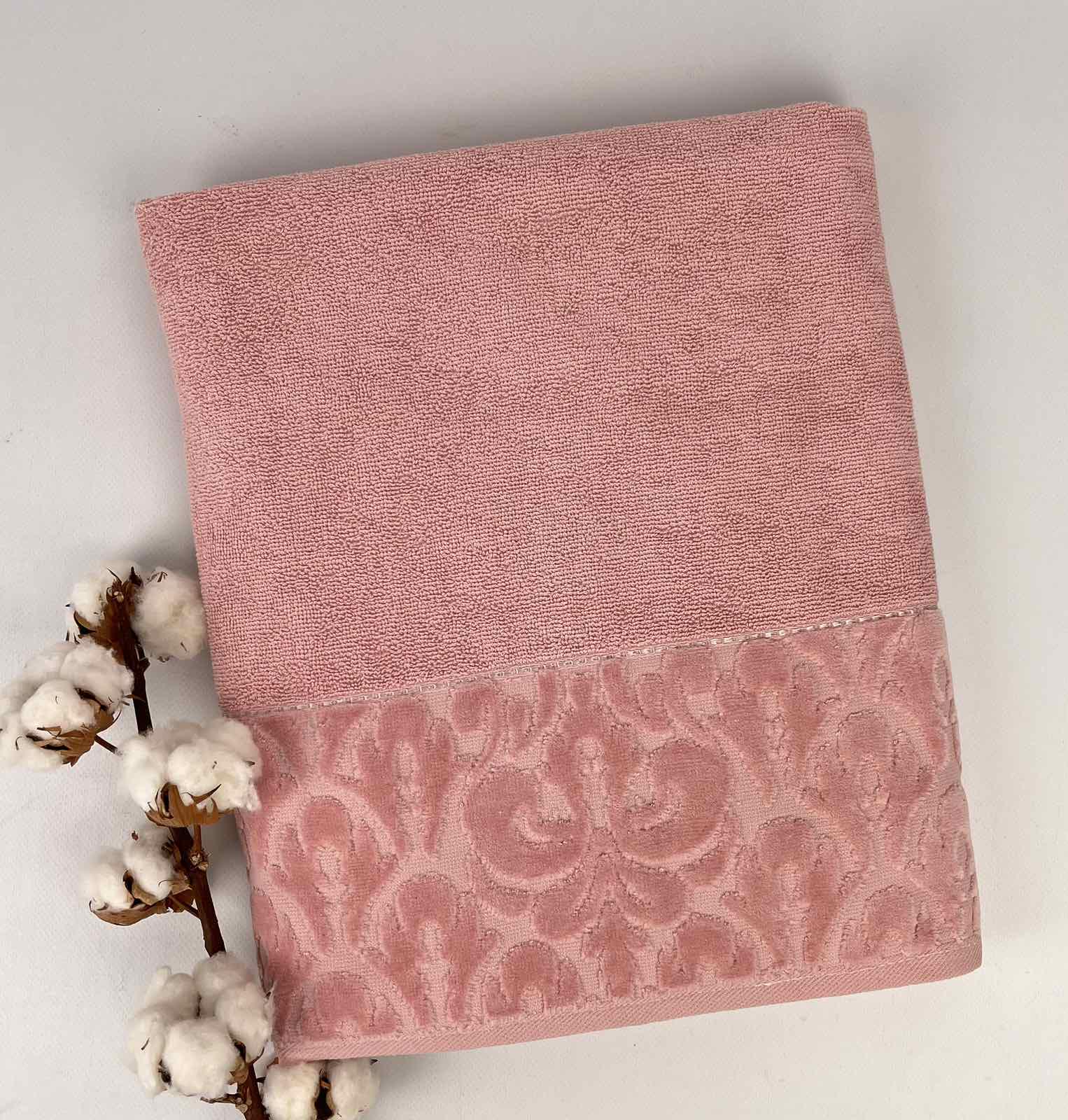 Рушник AE Model-3 90х150 см Рожевий (CN32520) - фото 1 Рушник AE Model-3 90х150 см Рожевий (CN32520) - фото 1