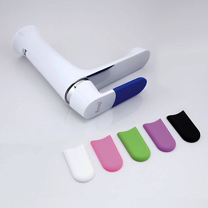 Смеситель для умывальника Frap F1034 Белый/Хром (1033652) - фото 7 Смеситель для умывальника Frap F1034 Белый/Хром (1033652) - фото 7