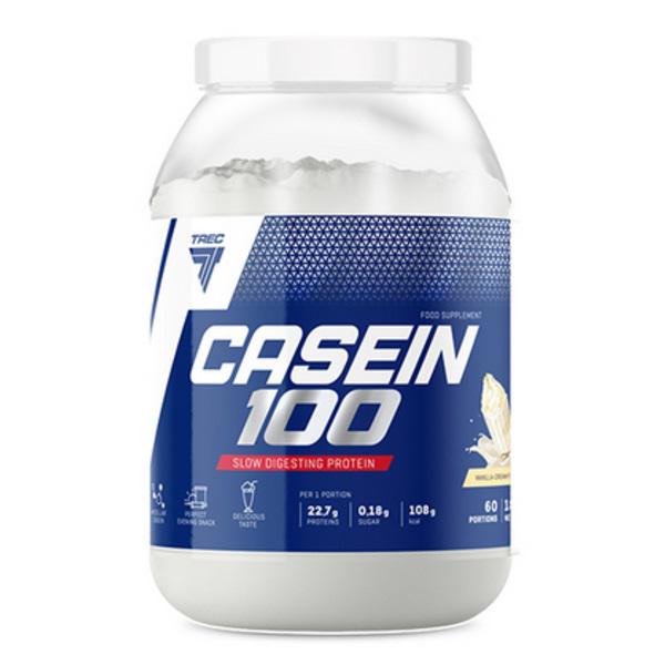 Протеин Trec Nutrition Casein 100 1800 g /60 servings/ Vanilla Cream Протеин Trec Nutrition Casein 100 1800 g /60 servings/ Vanilla Cream