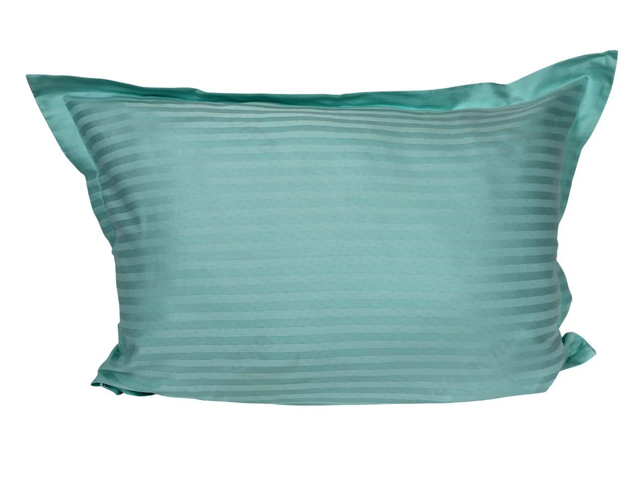 Наволочка с ушками сатин страйп 70х70 см Лазурный (1531) Наволочка с ушками сатин страйп 70х70 см Лазурный (1531)