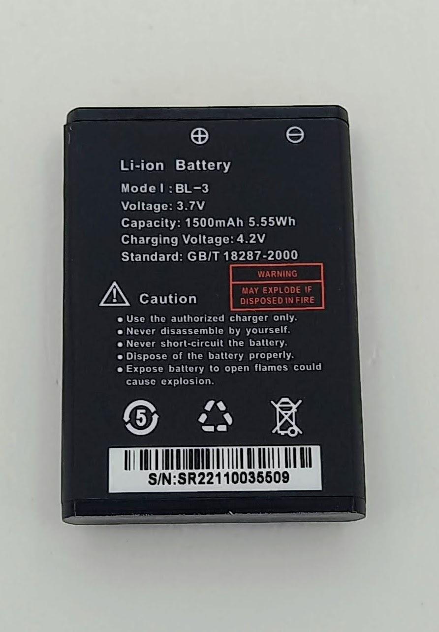 Аккумуляторная батарея для рации Baofeng BF-R5/T7 1500 mAh (BL-3) - фото 2