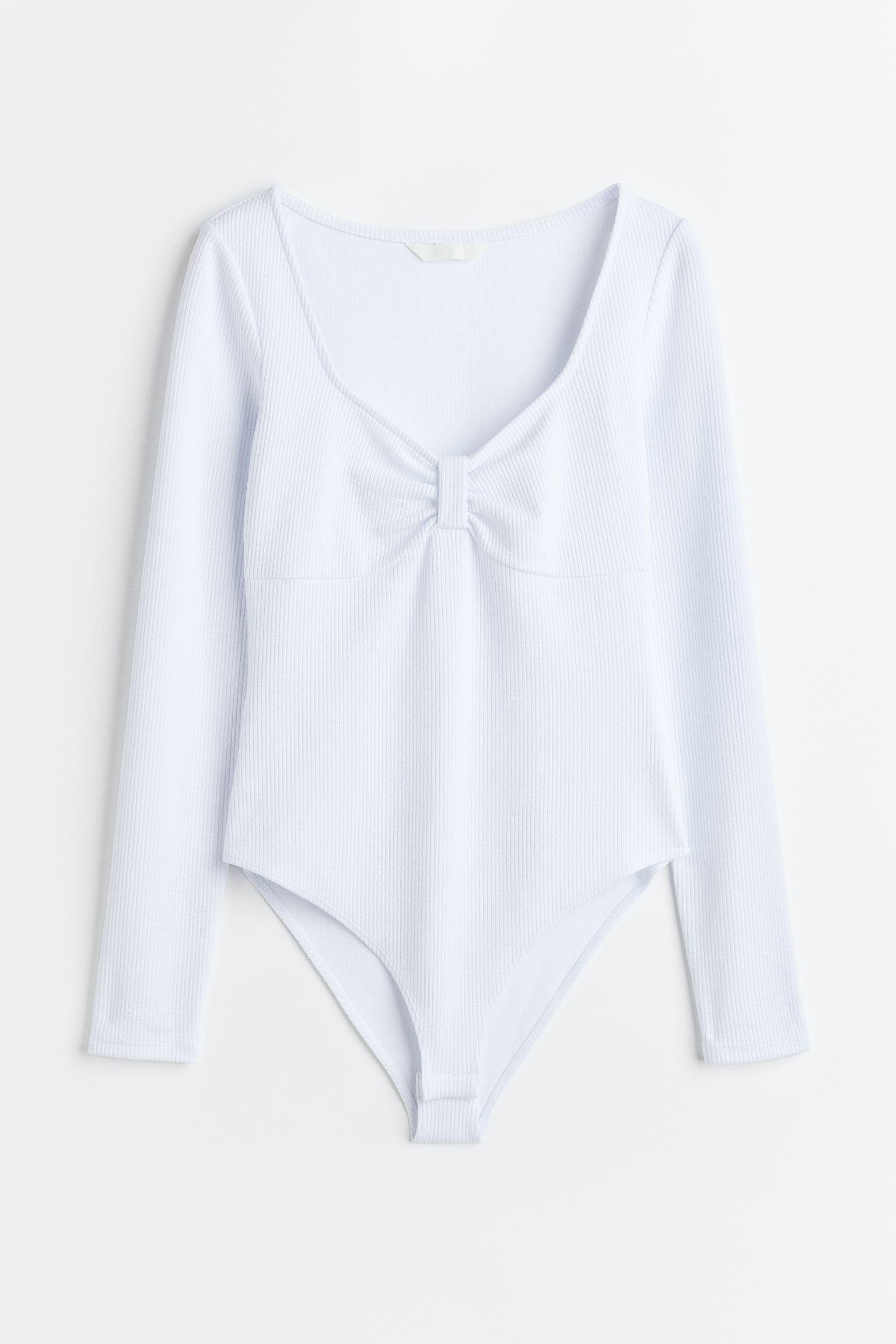 Боді H&M L Білий (XA11101137323) Боді H&M L Білий (XA11101137323)