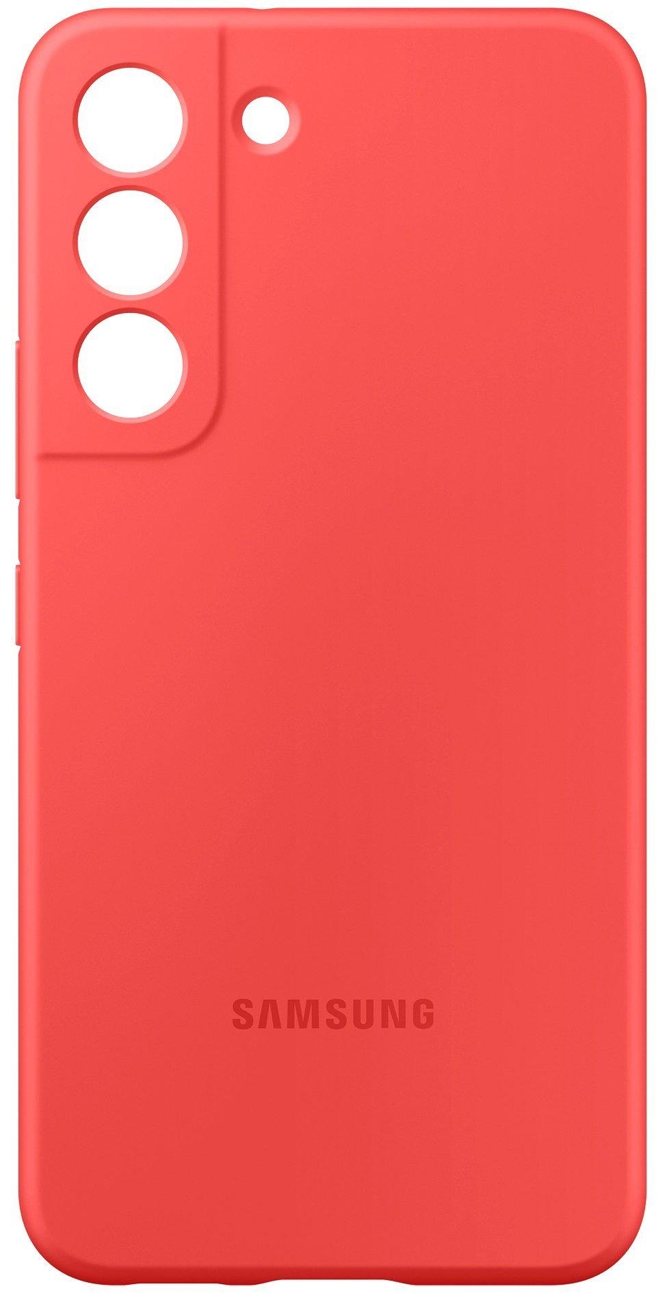 Чохол Samsung Galaxy S22 Plus S906 Silicone Cover EF-PS906TLEGRU (Glow Red) - фото 3