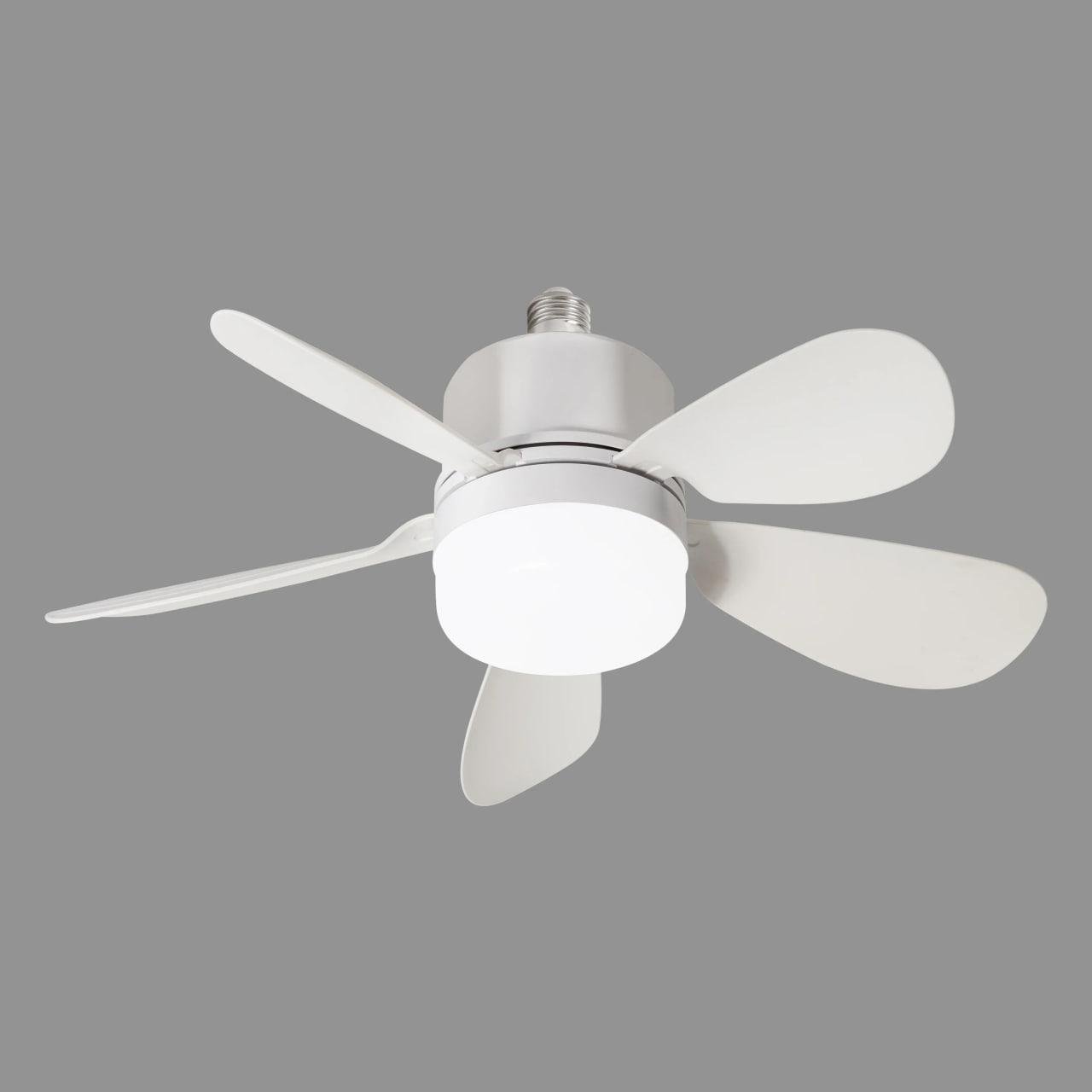 Люстра-вентилятор с пультом E27 24W 5 лопастей светодиодная 42 см Белый (26859458) - фото 14 Люстра-вентилятор с пультом E27 24W 5 лопастей светодиодная 42 см Белый (26859458) - фото 14