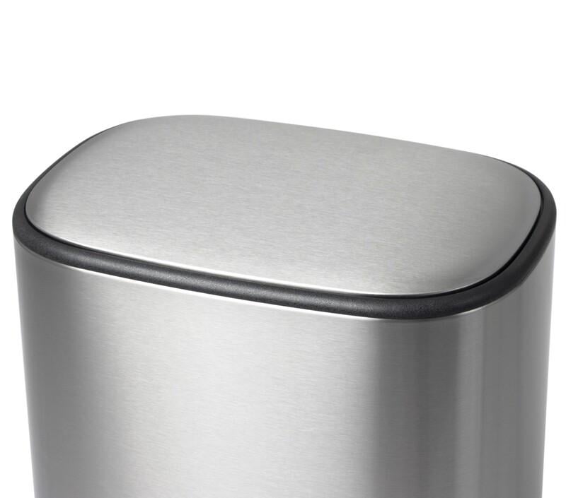 Мусорное ведро овальное MIXXUS Premium Diverse-TC0112 SS Color с плавным закрыванием 12 л Нержавеющая сталь - фото 5 Мусорное ведро овальное MIXXUS Premium Diverse-TC0112 SS Color с плавным закрыванием 12 л Нержавеющая сталь - фото 5