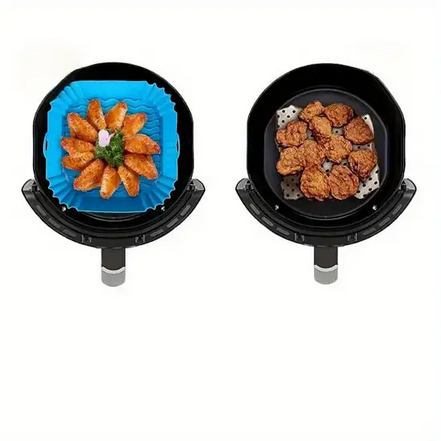 Силиконовая форма для аэрогриля мультипечи ребриста Синий (SAM-1733) - фото 3 Силиконовая форма для аэрогриля мультипечи ребриста Синий (SAM-1733) - фото 3