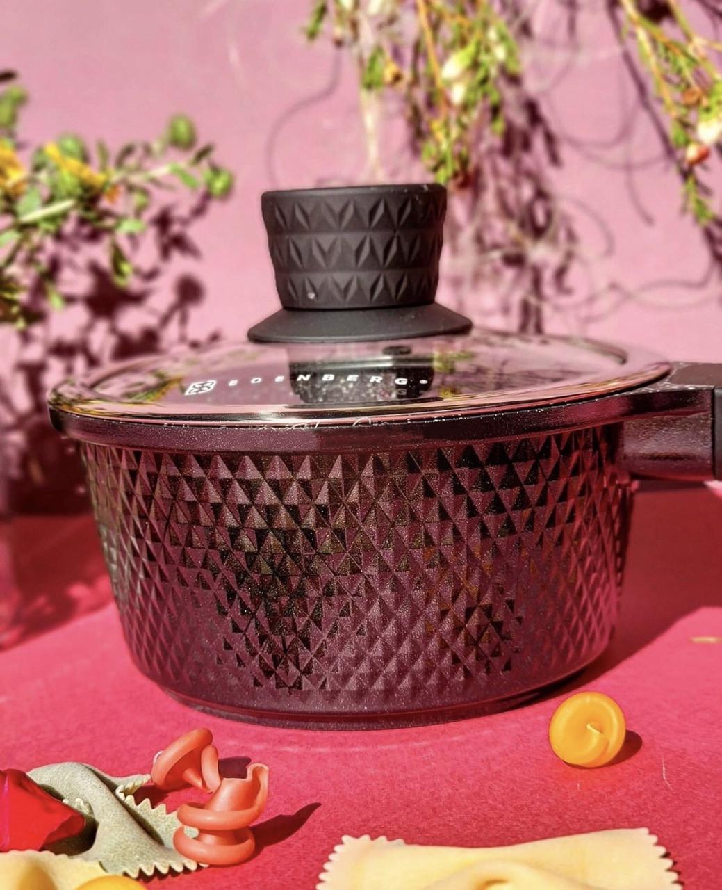 Ківш Edenberg із антипригарним покриттям та індукційним дном 1,5 л (EB-16991) - фото 2 Ківш Edenberg із антипригарним покриттям та індукційним дном 1,5 л (EB-16991) - фото 2