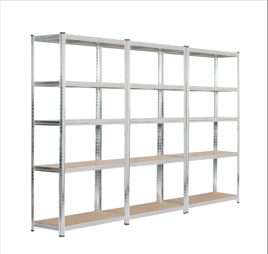 Набор стеллажей FunFit 5 полок МДФ 3 шт. Серебристый (LB3264X3)