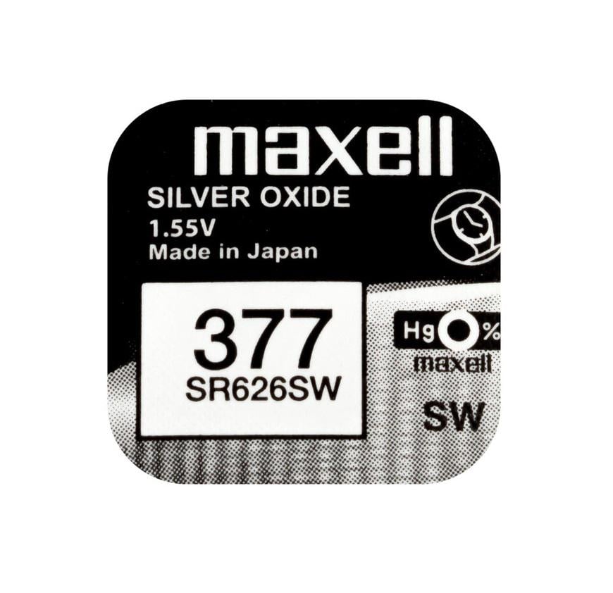 Батарейка MAXELL SR626SW 1PC EU MF 377 A (M-18292000)