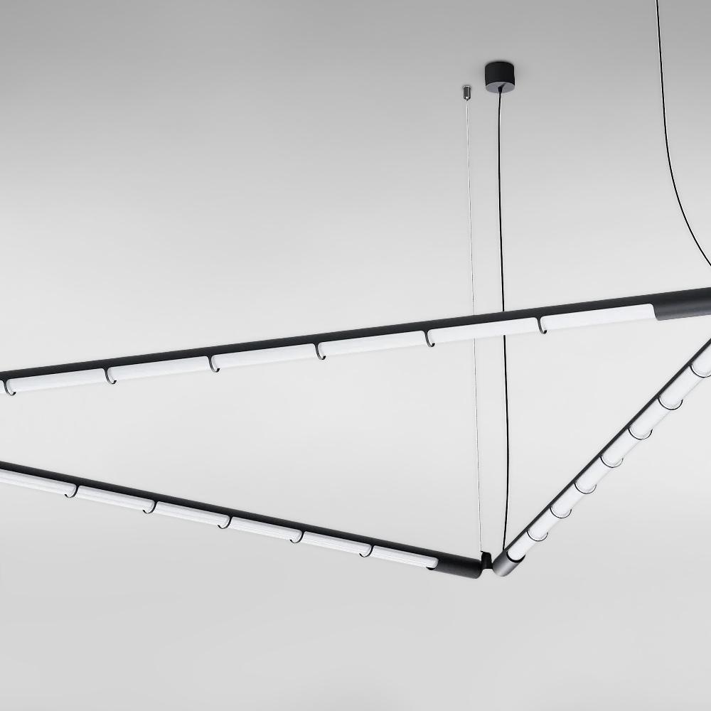 Светильник линейный подвесной Starlight A 1270 Angle3 Черный - фото 2
