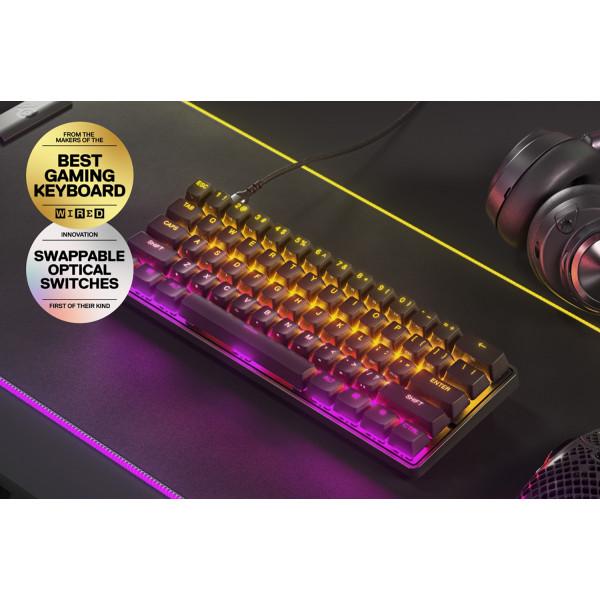 Клавиатура для ПК SteelSeries Apex 9 Mini RGB USB оптическая UA Черный (616746) - фото 7 Клавиатура для ПК SteelSeries Apex 9 Mini RGB USB оптическая UA Черный (616746) - фото 7