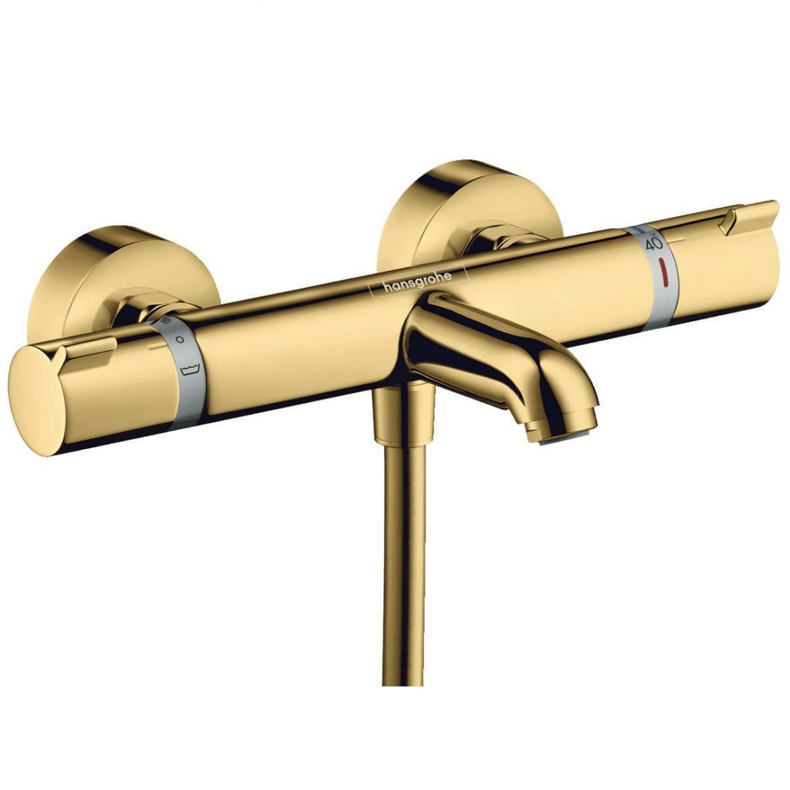 Смеситель для ванны Hansgrohe Ecostat Comfort с термостатом Золотой (37461680)