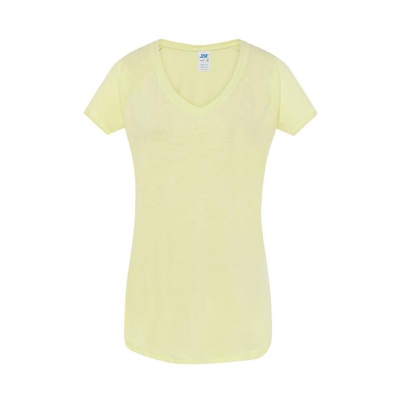 Футболка JHK URBAN SLUB LADY S/M Светло-желтый неон (LYN)
