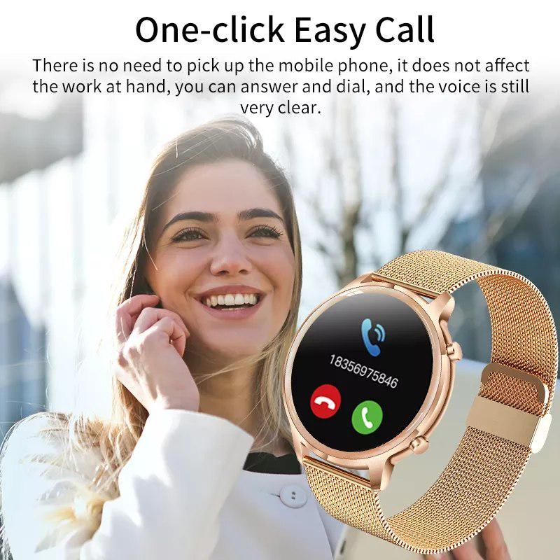 Смарт-годинник жіночий Lemfo T18 тонометр/пульсоксиметр 2 ремінці Gold - фото 12 Смарт-годинник жіночий Lemfo T18 тонометр/пульсоксиметр 2 ремінці Gold - фото 12