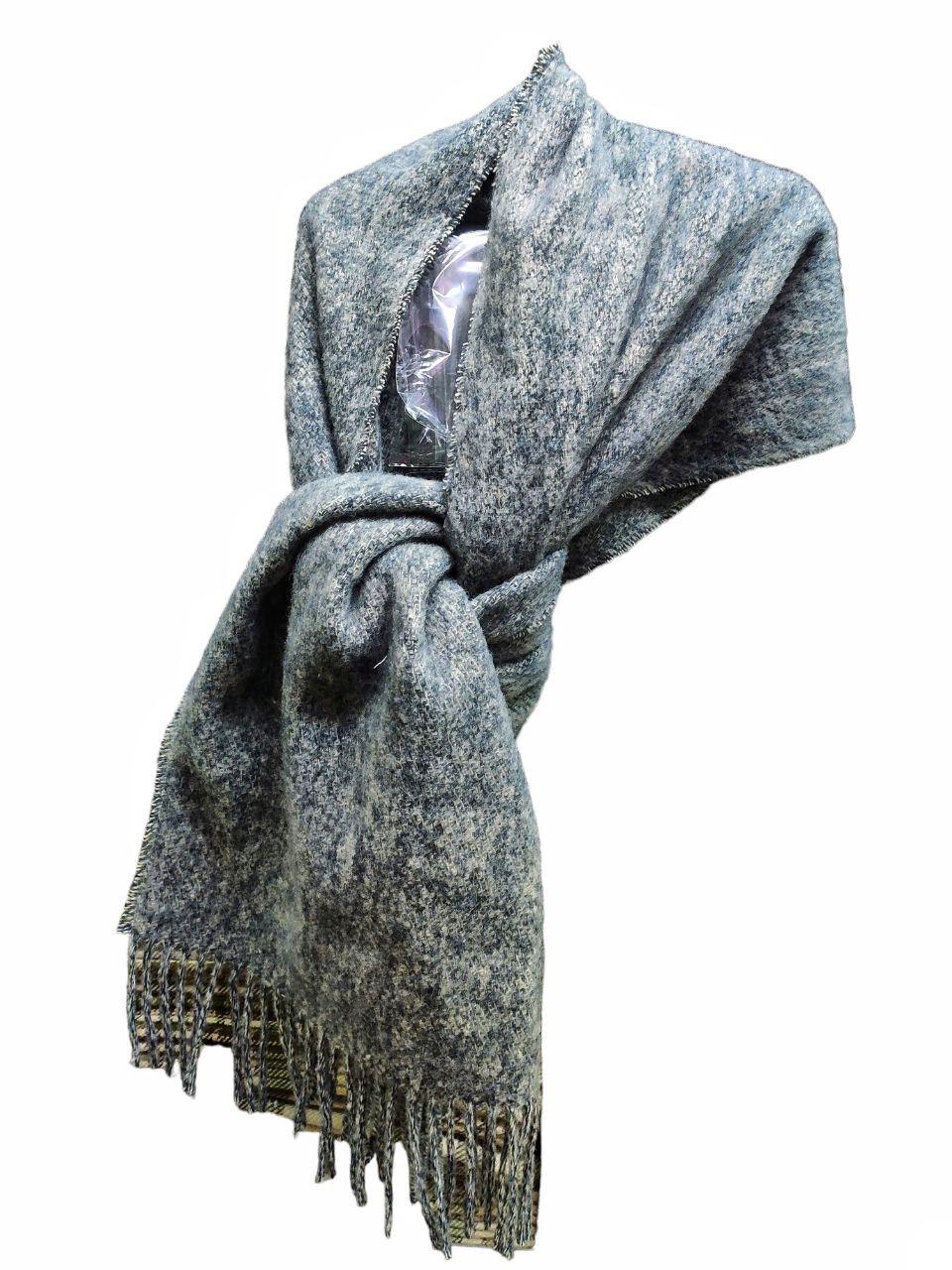 Шарф из шерсти меринос 37x200 см (диз 3/1)