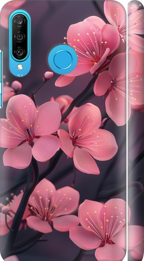 Чехол на Huawei P30 Lite Пурпурная сакура (6075m-1651-42517)