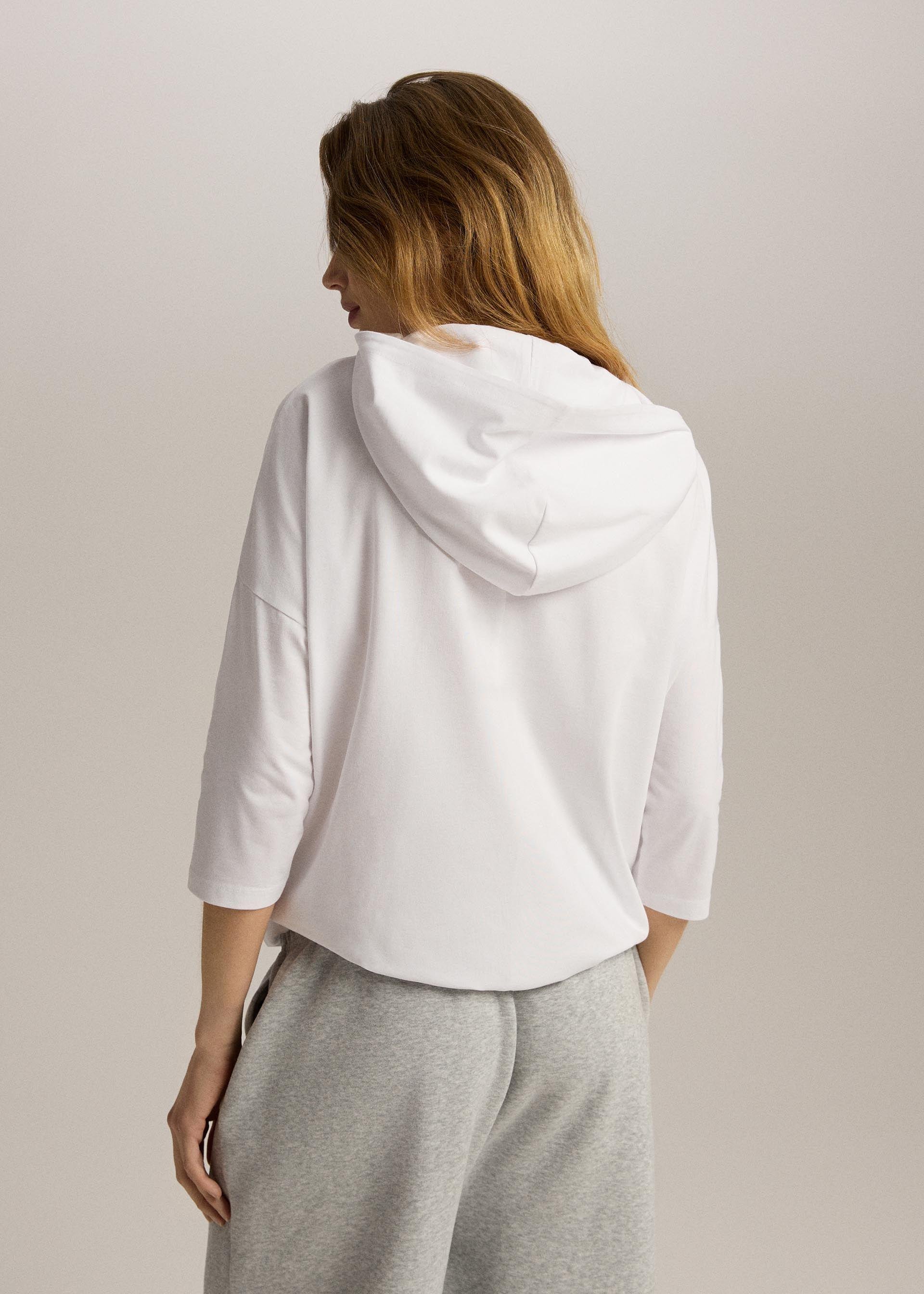 Лонгслив женский Diverse OPENLY с капюшоном S Белый (5905384176370) - фото 4 Лонгслив женский Diverse OPENLY с капюшоном S Белый (5905384176370) - фото 4