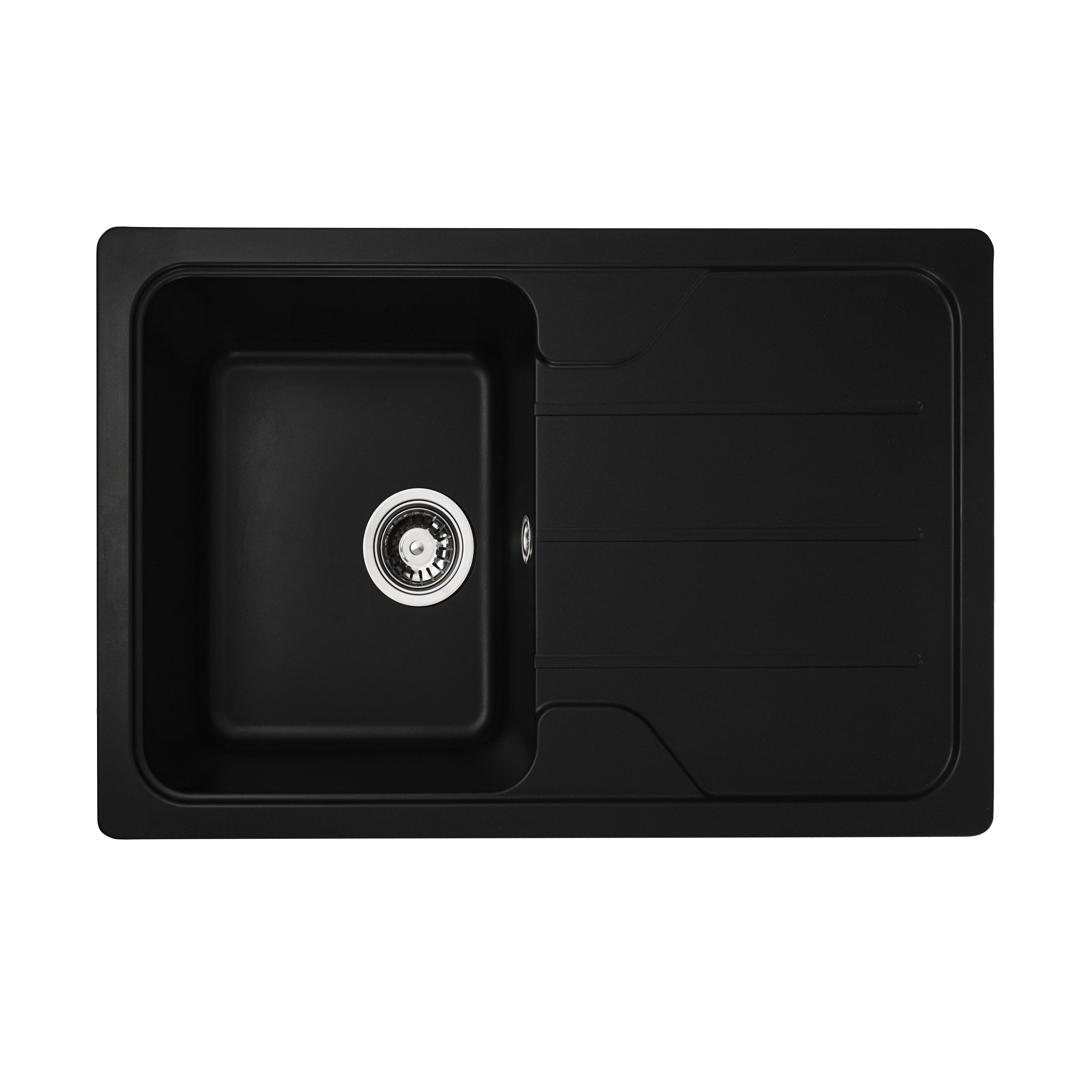 Мийка для кухні Platinum 7850 Verona граніт матовий Чорний Мийка для кухні Platinum 7850 Verona граніт матовий Чорний