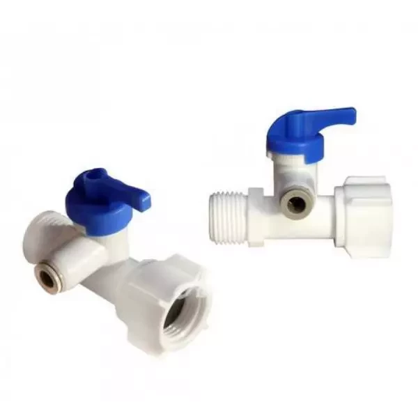 Переходник со встроенным краном Aquakut 1/2" НР-кран 1/4" (104-454) - фото 2 Переходник со встроенным краном Aquakut 1/2" НР-кран 1/4" (104-454) - фото 2