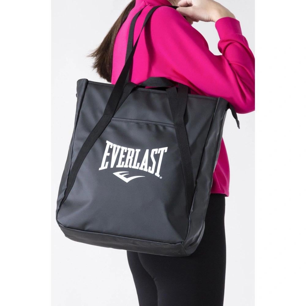 Спортивна Сумка Everlast GYM TOTE LOGO 33x40x12 см Чорний (EVB804N27)