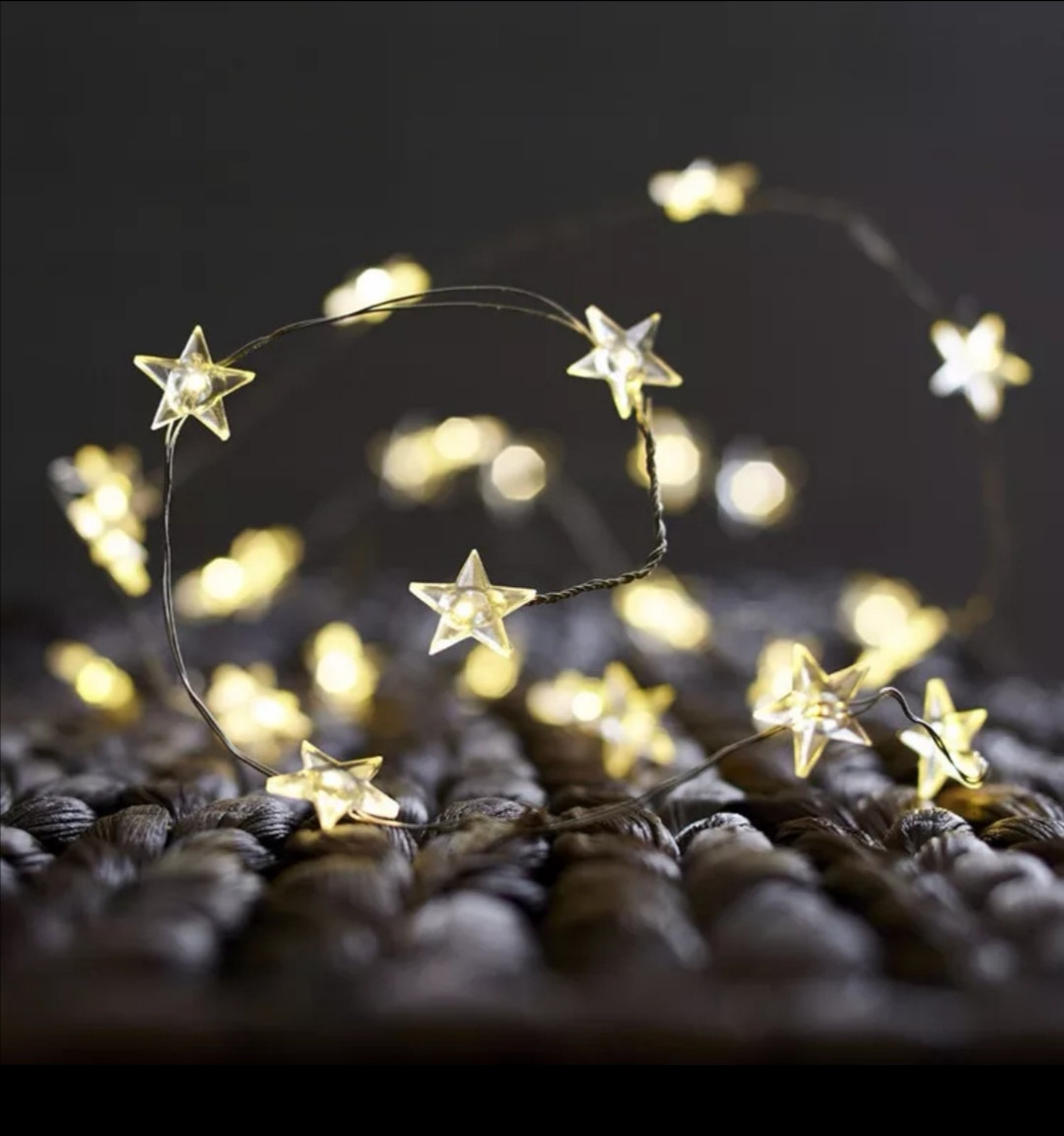 Гірлянда світлодіодна Ltl Зірочки 20 led 2 м нитка Білий - фото 3 Гірлянда світлодіодна Ltl Зірочки 20 led 2 м нитка Білий - фото 3