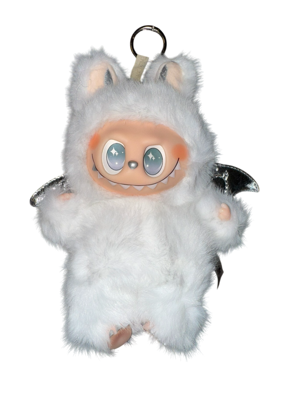 М'яка іграшка брелок-підвіска монстр Дракон Лабубу 20 см Білий (2797715838) М'яка іграшка брелок-підвіска монстр Дракон Лабубу 20 см Білий (2797715838)