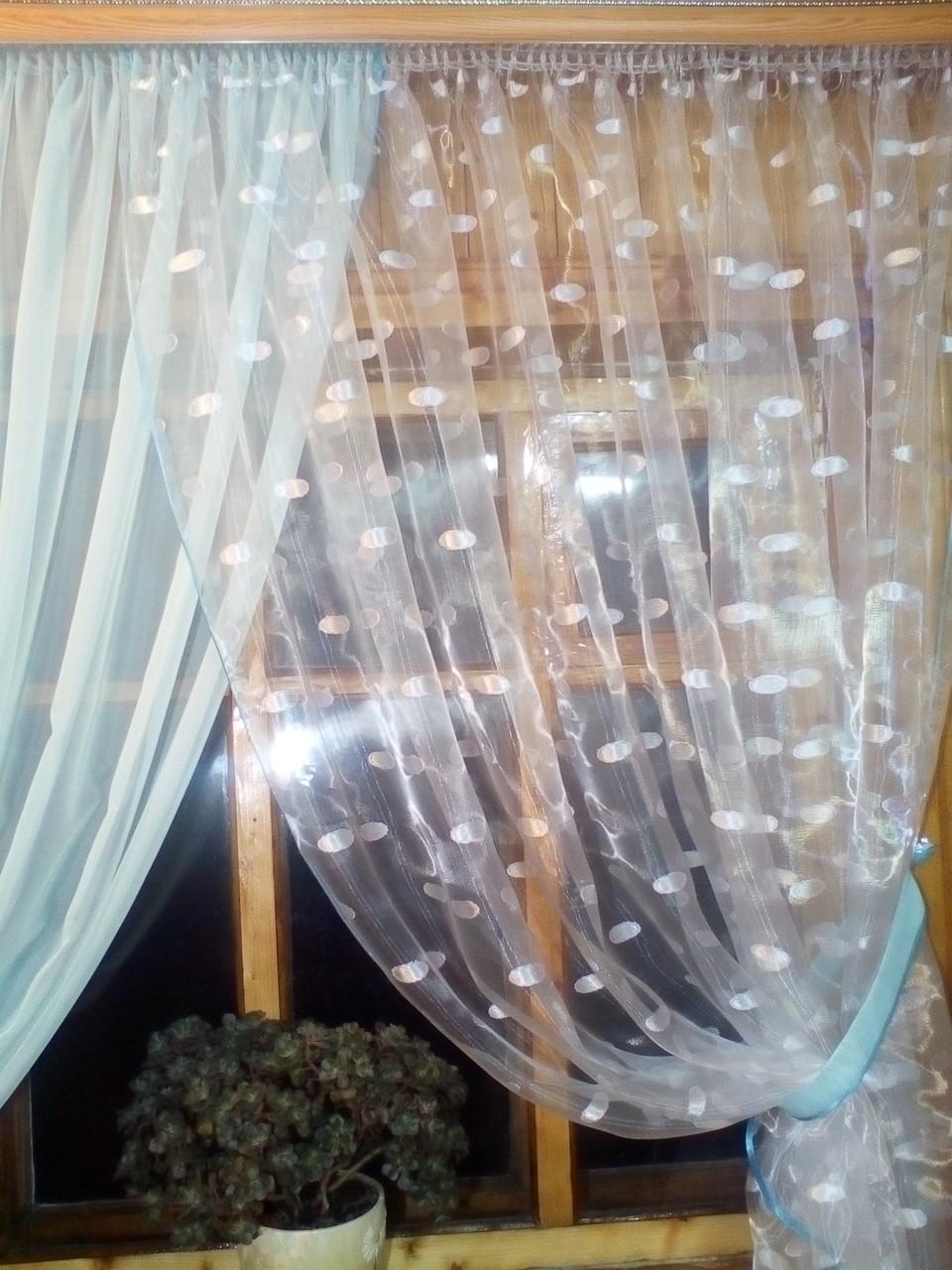 Шторы Вероника Лазурь/Лепестки (1174763485) - фото 3 Шторы Вероника Лазурь/Лепестки (1174763485) - фото 3