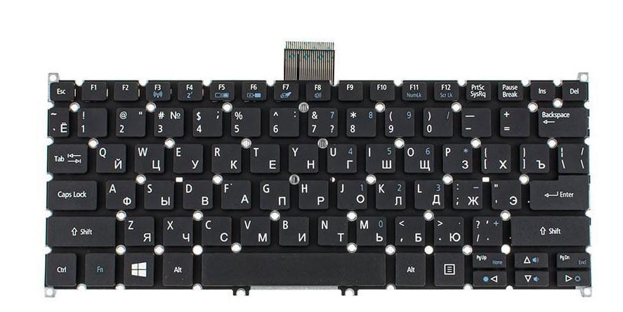Клавіатура для ноутбука Acer Aspire ES1-111 (161916) Клавіатура для ноутбука Acer Aspire ES1-111 (161916)