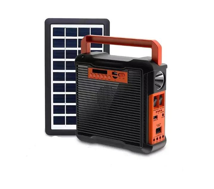 Фонарь многофункциональный Easy Power EP-395 LED Bluetooth Черно-оранжевый (10025406)