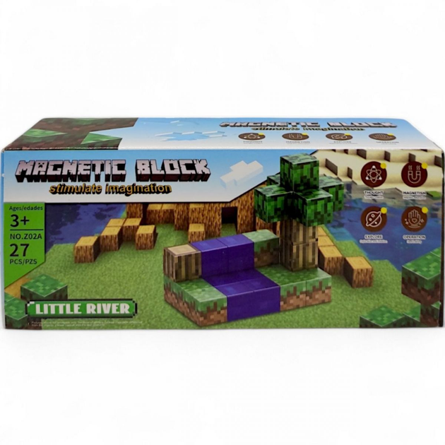 Конструктор магнітний Minecraft 27 деталей (MIC Z02A)