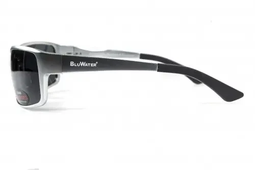 Очки поляризационные BluWater Alumination 1 Silver Polarized Серый (4АЛЮМ1-С20П) - фото 2 Очки поляризационные BluWater Alumination 1 Silver Polarized Серый (4АЛЮМ1-С20П) - фото 2