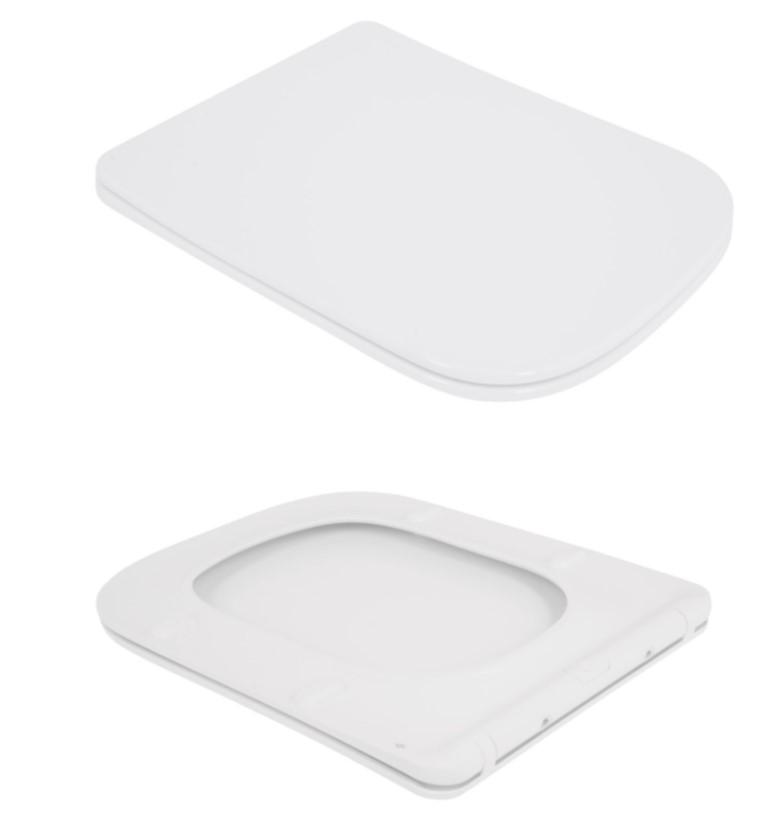 Унітаз підвісний Qtap Crow Ultra Quiet з сидінням Slim Duroplast/Soft-close/Quick Release White (QT05335172W) - фото 3 Унітаз підвісний Qtap Crow Ultra Quiet з сидінням Slim Duroplast/Soft-close/Quick Release White (QT05335172W) - фото 3