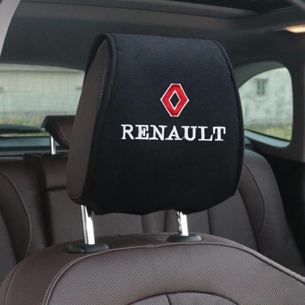 Чехол на подголовник с логотипом Renault 2 шт. (1777024786)