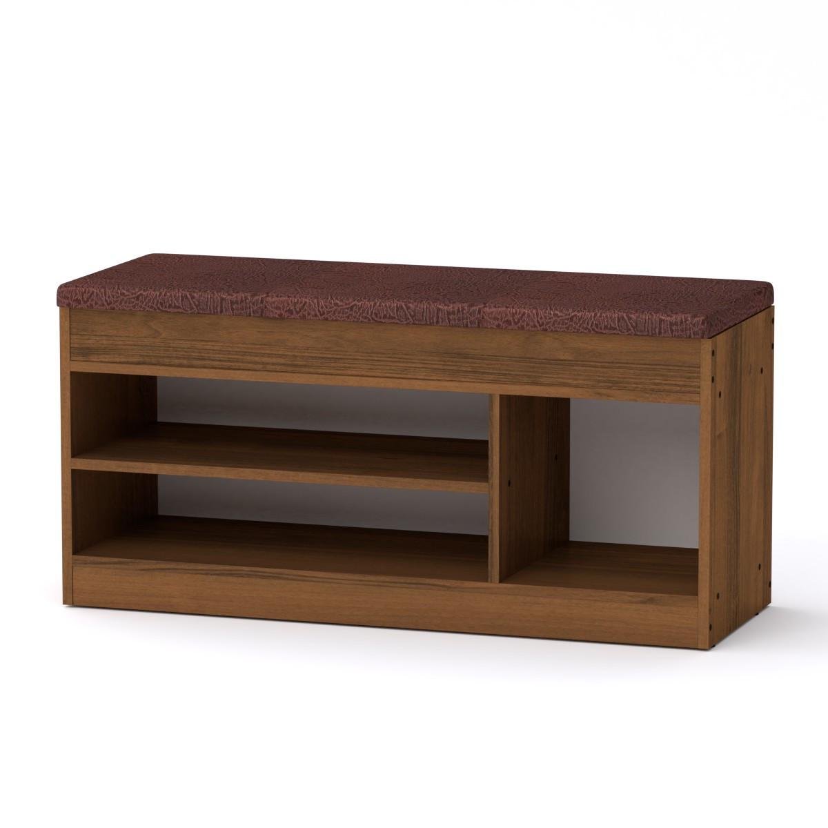 Тумба под обувь Компанит SC-17 100х37,2х50 см Орех экко (28488795) - фото 1 Тумба под обувь Компанит SC-17 100х37,2х50 см Орех экко (28488795) - фото 1