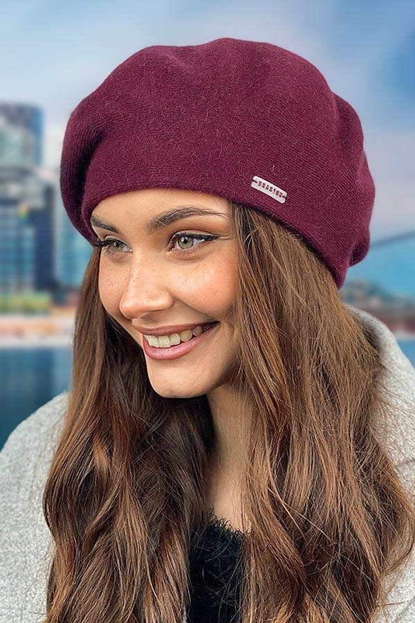 Берет женский шерстяной Braxton Кристина Бордовый (5152/26479432)