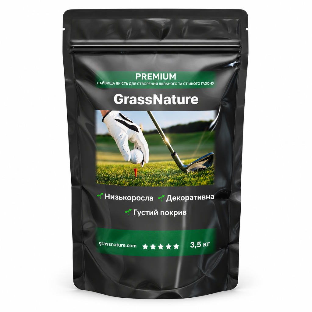 Травосмесь газонная GrassNature Premium ковровый газон 3,5 кг/100 м2 (3222111546) Травосмесь газонная GrassNature Premium ковровый газон 3,5 кг/100 м2 (3222111546)