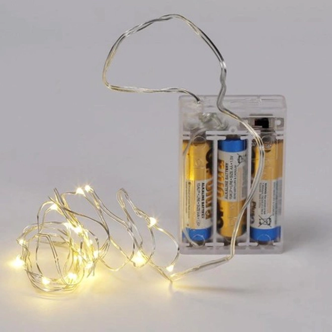 Гірлянда LED тепле світло 20 світлодіодів 2 м (12531) - фото 1 Гірлянда LED тепле світло 20 світлодіодів 2 м (12531) - фото 1