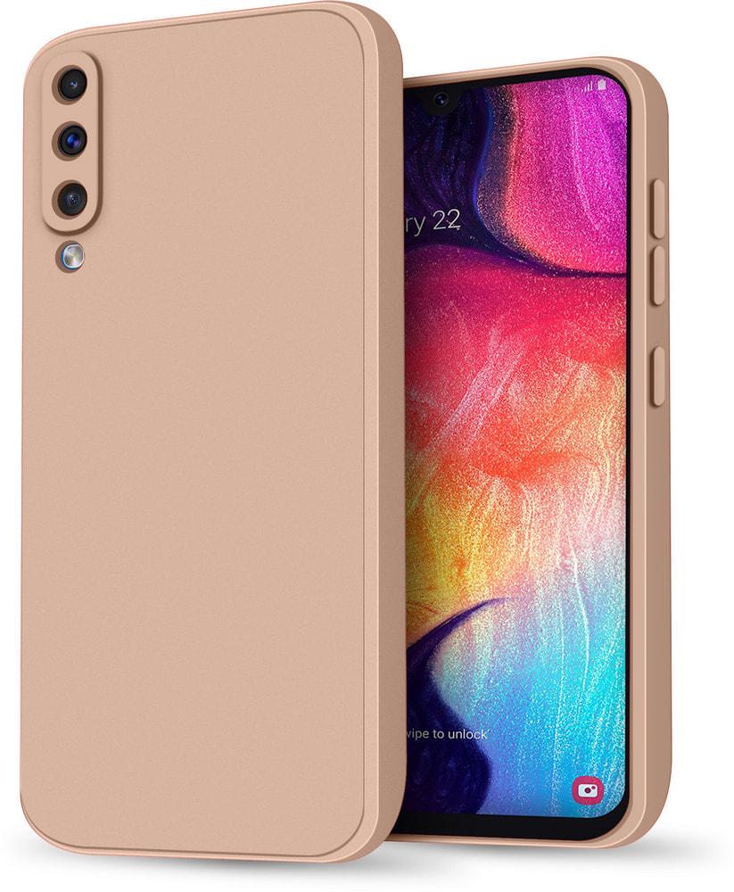 Силиконовый чехол HardCorner Samsung Galaxy A50 A505 (с микрофиброй) Powdery (34814-0C)