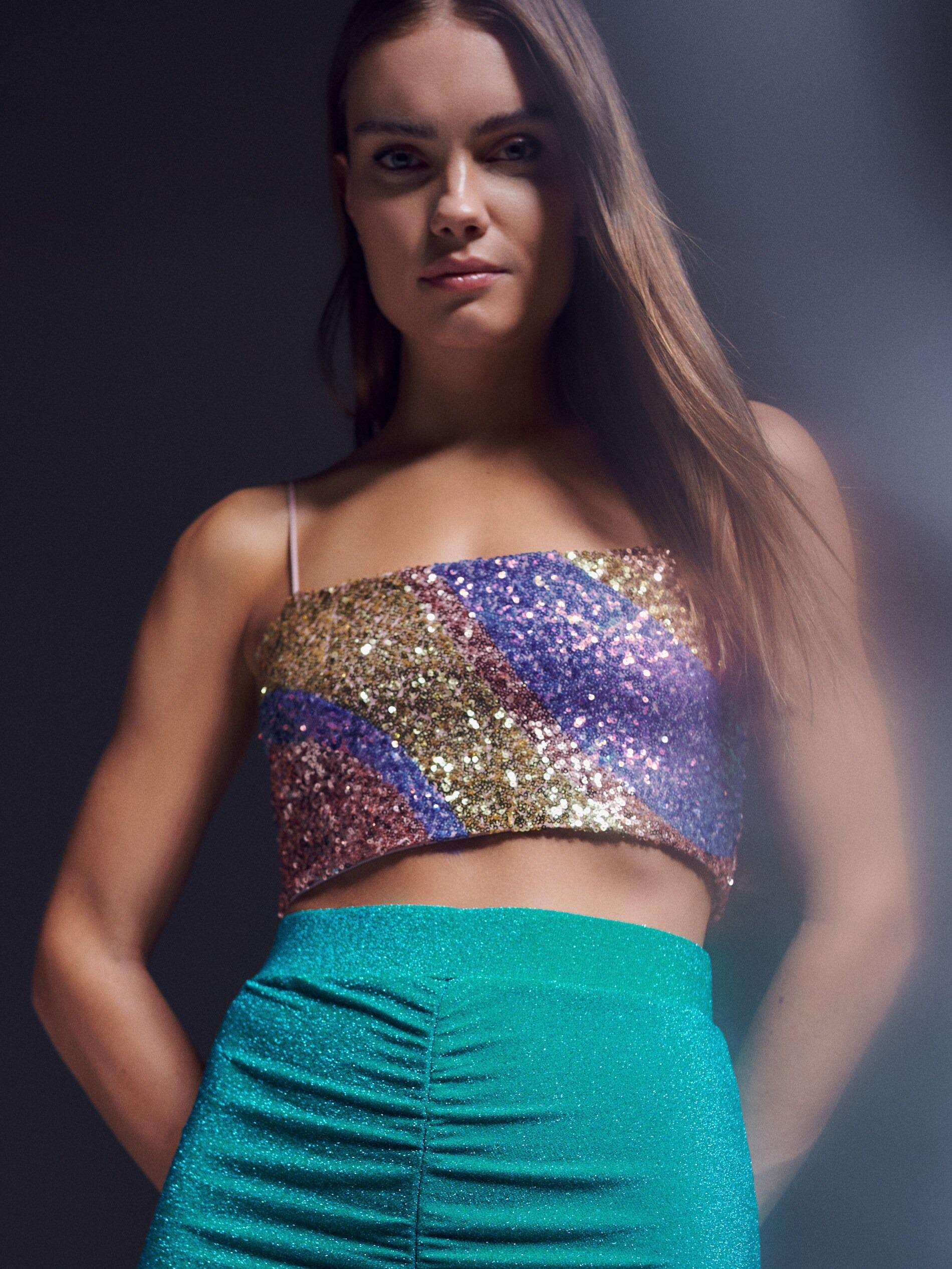 Юбка Sinsay 9543A M Голубой - фото 2 Юбка Sinsay 9543A M Голубой - фото 2