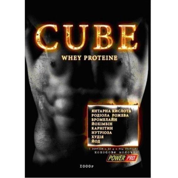 Протеин Power Pro Cube Whey Protein 1000 г 25 порций Кокос