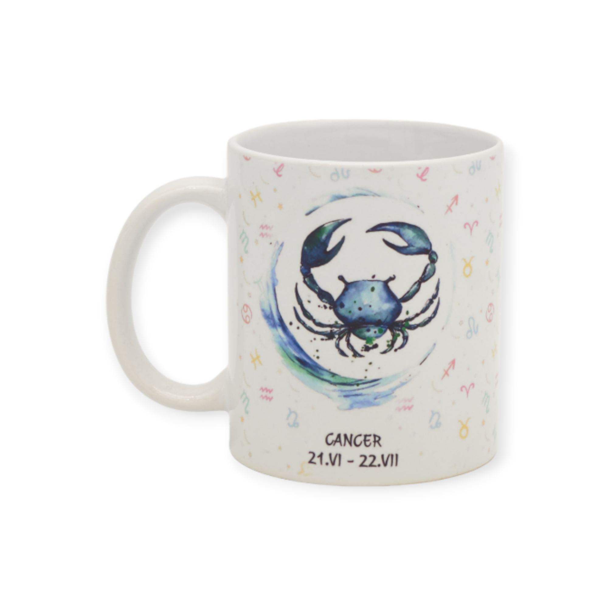 Чашка з принтом знак зодіаку Рак 330 мл (01_K1133021132)