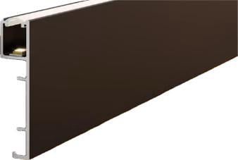 Плінтус алюмінієвий ALU-LED5012N LED-підсвічування 50х12,6х2500 мм Чорний (23255993) - фото 3