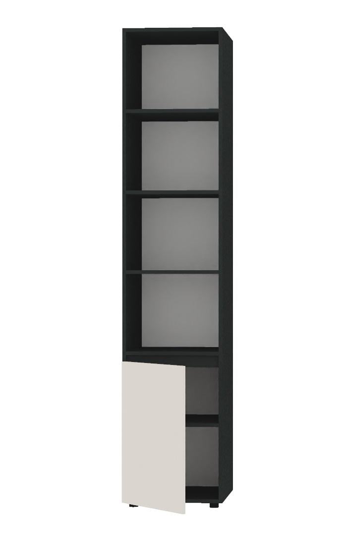 Шкаф Алекса СО-400-1 40х50х238 см Кашемир/Антрацитовый (70475)