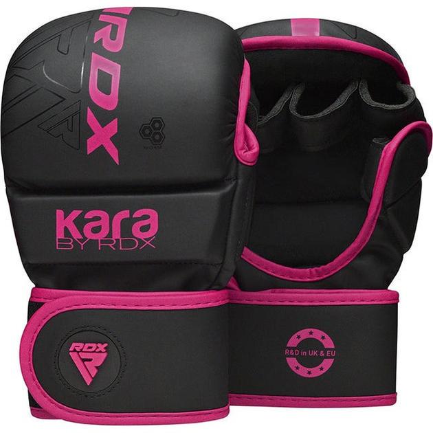 Рукавиці ММА RDX F6 MATTE Pink PLUS-M/L (GSR-F6MP-M/L+)