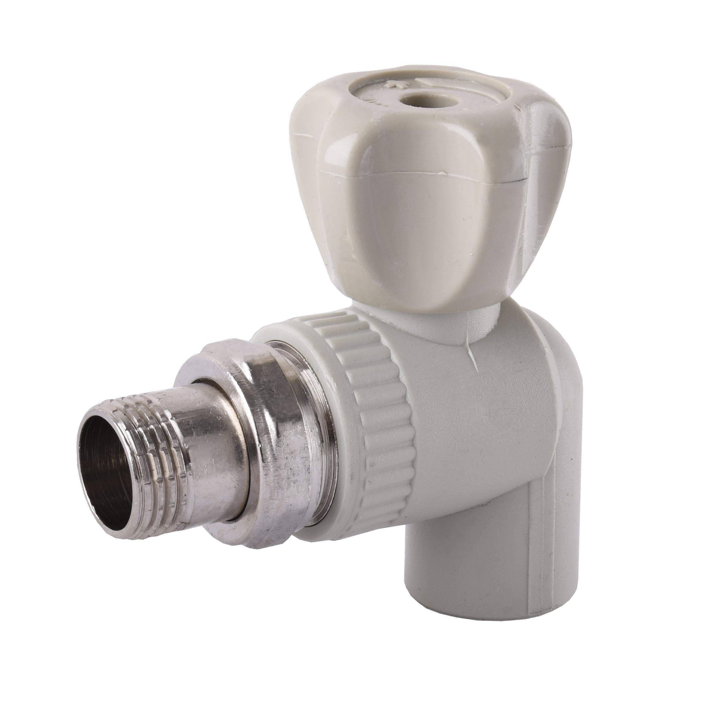 Кран радиаторный угловой KALDE PPR 22015 Ф 25x3/4" (000016047) Кран радиаторный угловой KALDE PPR 22015 Ф 25x3/4" (000016047)