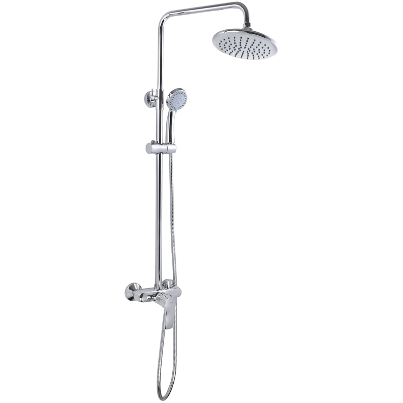 Душова колона зі змішувачем Haiba Focus 003-J латунна Хром (HB0912)