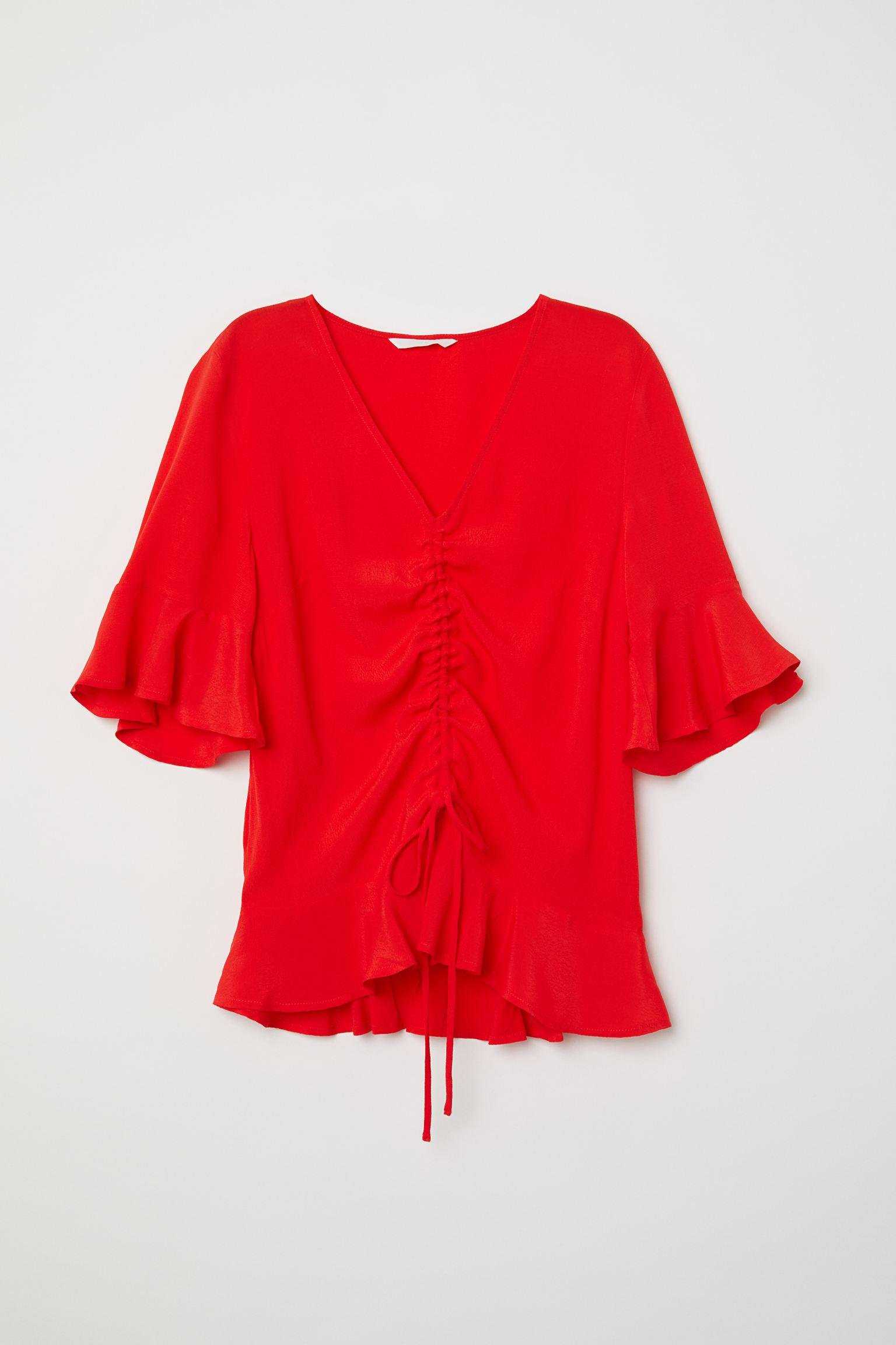 Блуза H&M р. 38 Красный (16066271972)